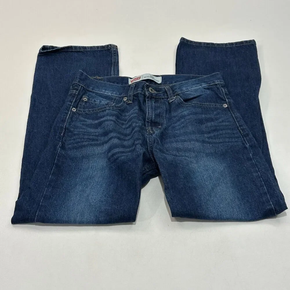Levi's Men's Jeans Dark Indigo 514 Slim Straight Denim Regular Fit, Size W29 L29